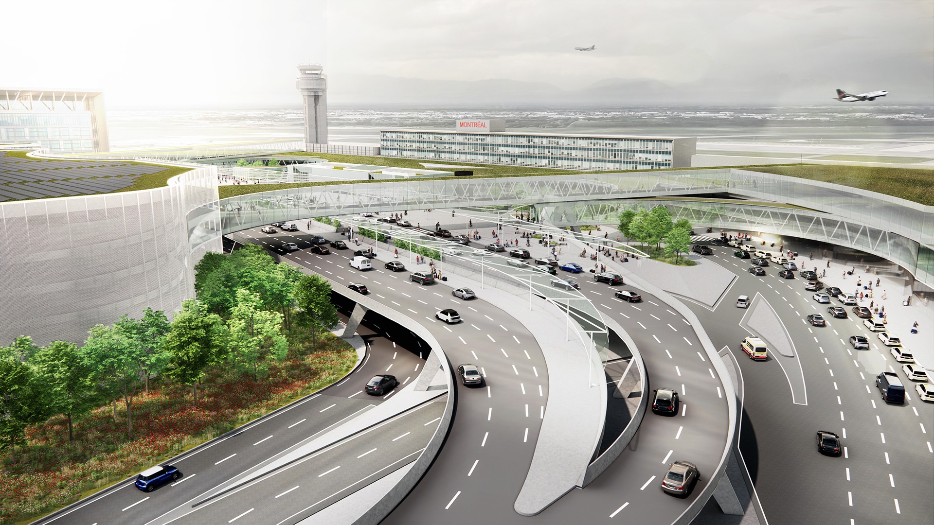 Mandat d'équipe maître pour le développement des installations côté ville à YUL Aéroport international Montréal-Trudeau
